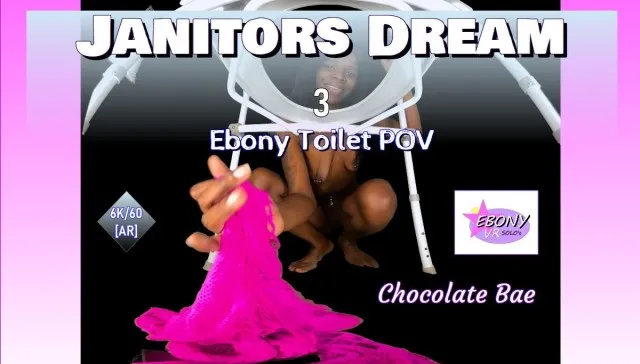 Janitors Dream Vol. 3 - Ebony Toilet POV Squirt Edition [Passthrough]