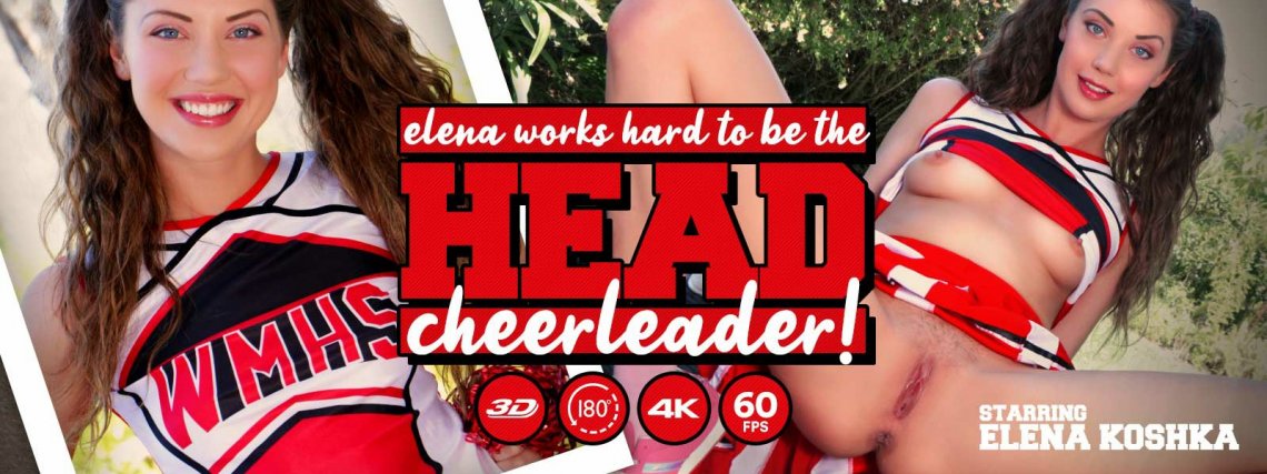 Elena Works Hard To Become The Head Cheerleader