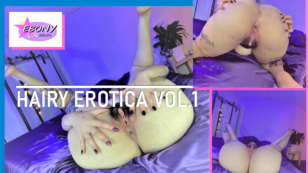 Hairy Erotica Vol.1- Light Skinned Ebony Play and Spreading