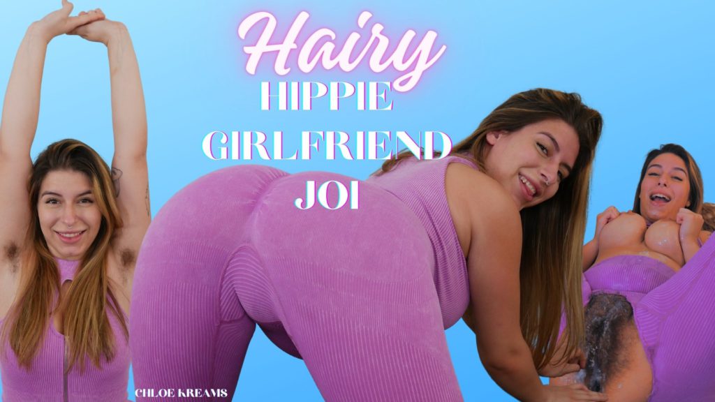 Hairy Hippie Girlfriend JOI