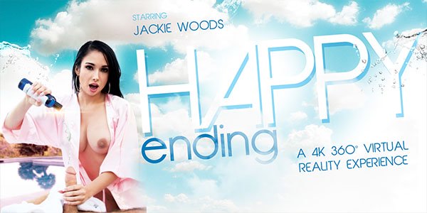 Happy Ending – Busty Jackie Wood Outdoor Sex VR