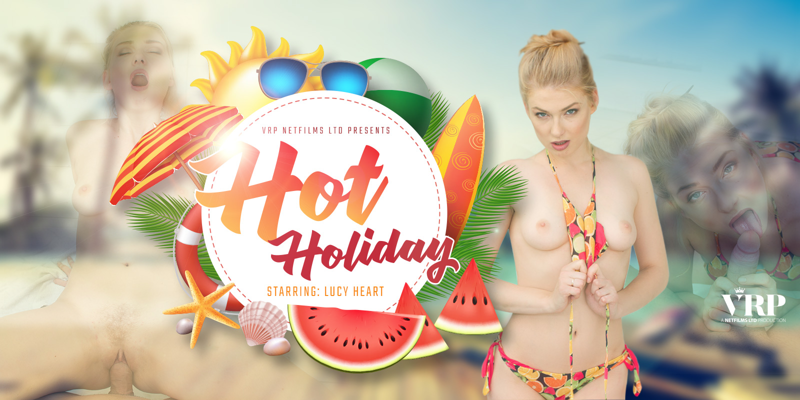 Hot Holiday - Blonde Babe Lucy Heart