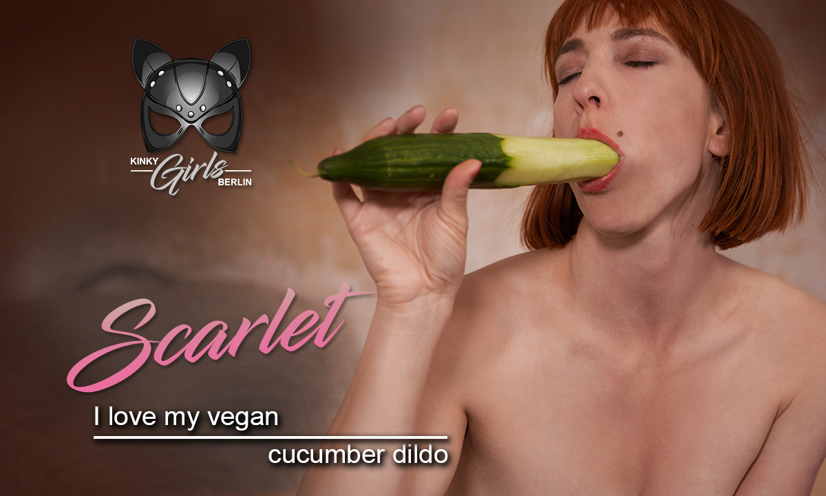 I Love My Vegan Cucumber Dildo