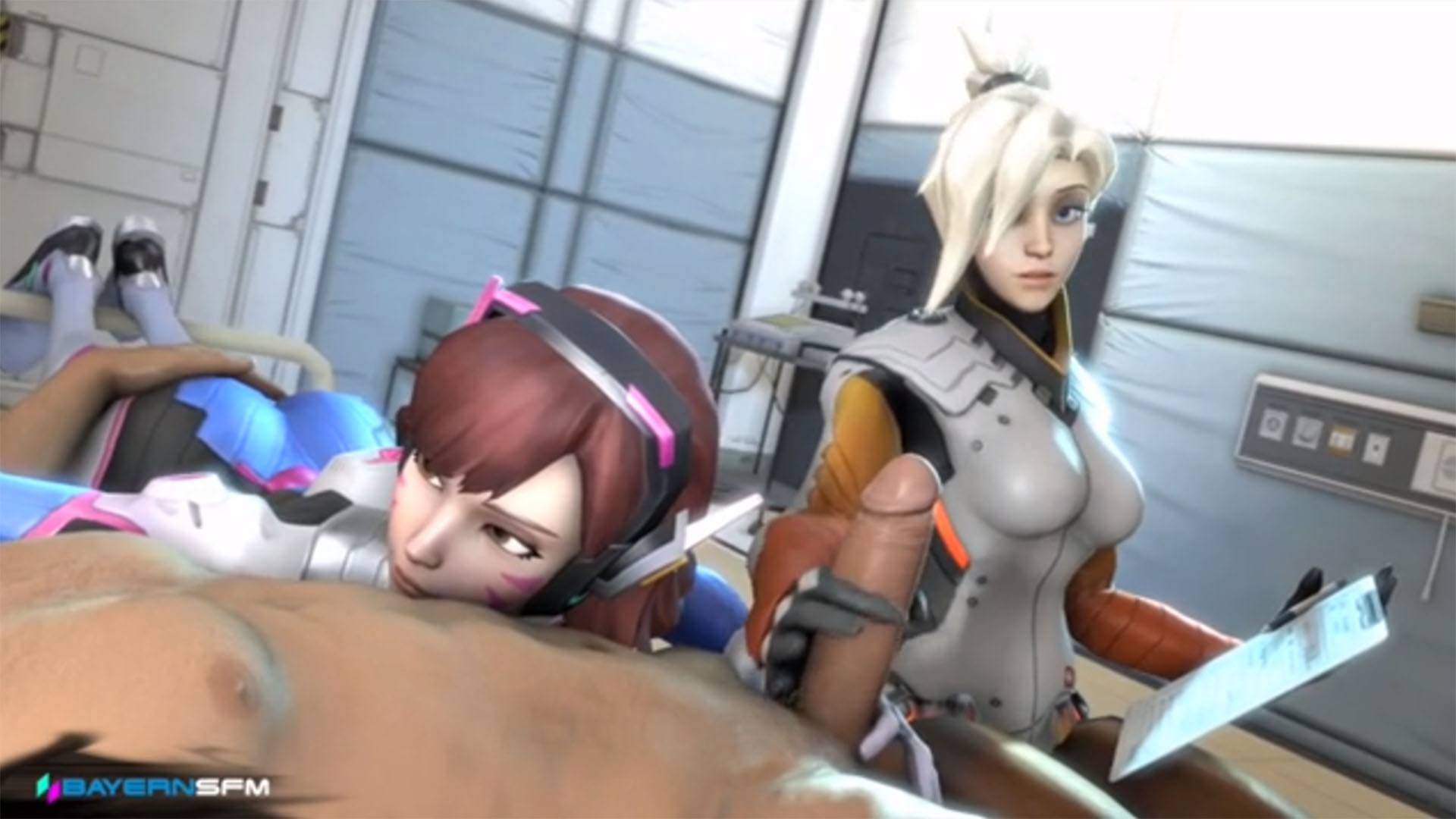 Mercy and D.Va in