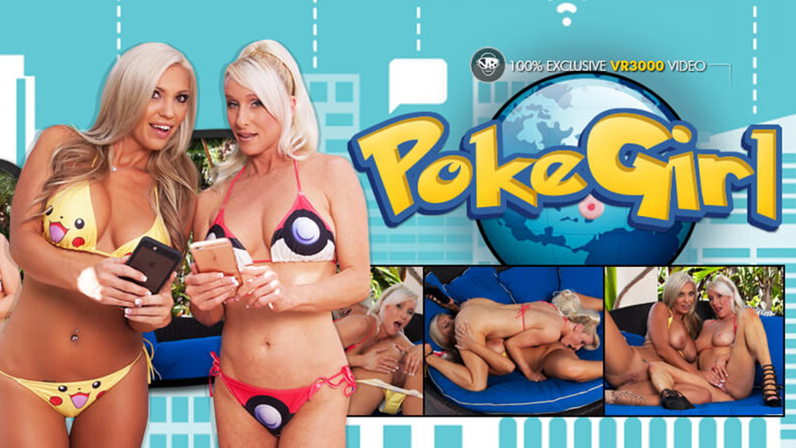 PokeGirl Go – Savannah and Tasty Tiffany Lesbian Porn VR