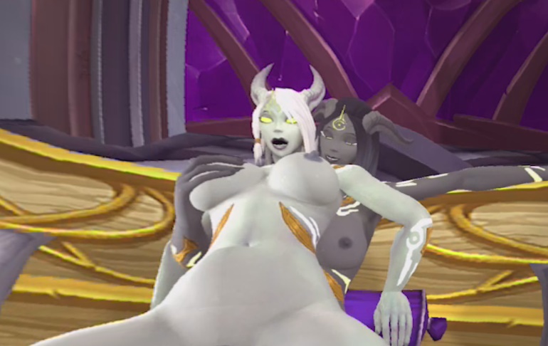 [Futa] Lightforged Draenei Ride - Warcraft (A XXX Parody)