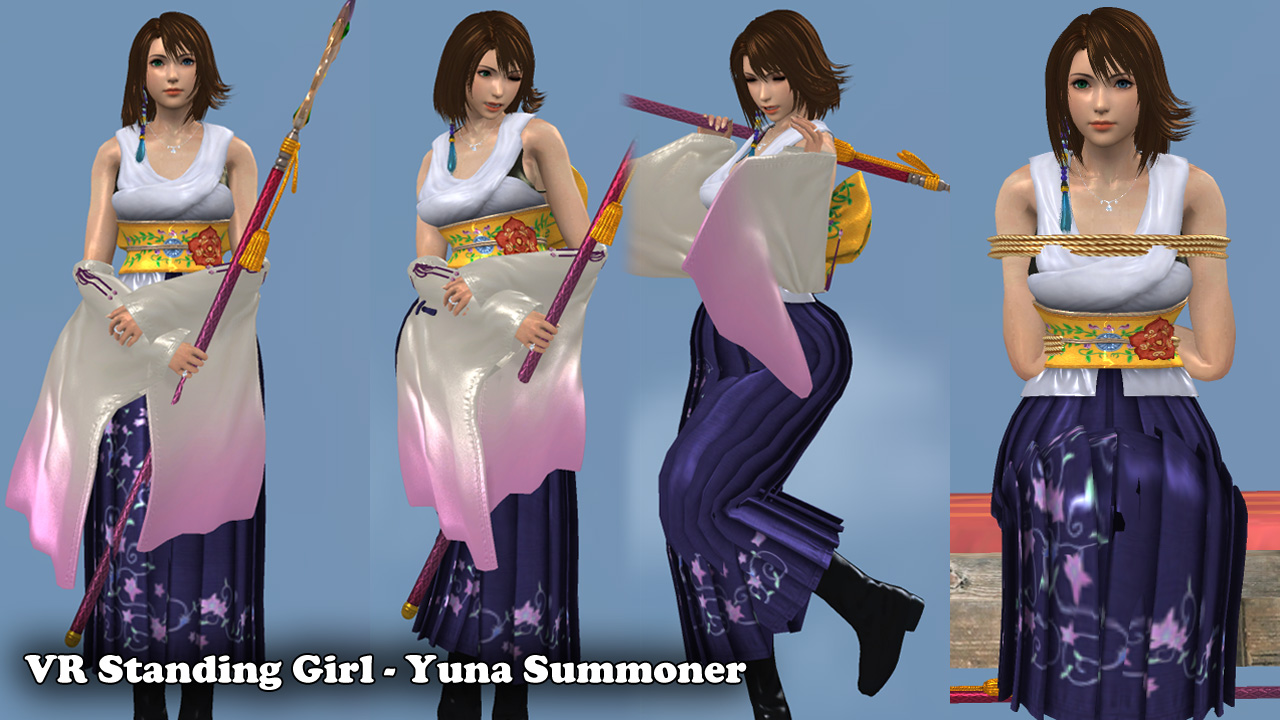 VR Standing Girl - Summoner Yuna (A XXX Parody)