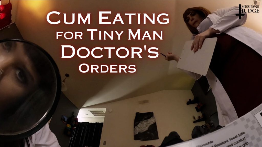 Cum Eating for Tiny Man Doctors Orders